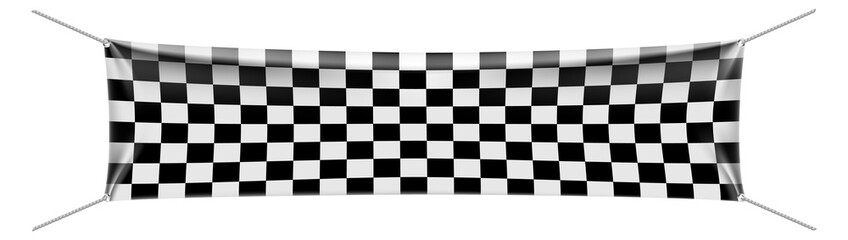 Fototapeta premium Realistic banner with transparent pattern. Promo mockup