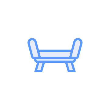 sofa bed vector for Icon Website, UI Essential, Symbol, Presentation