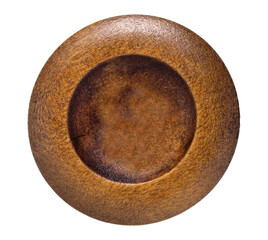 wooden container isolated