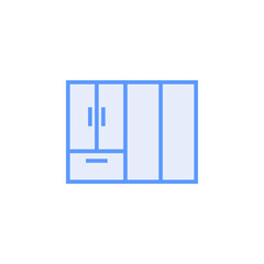cupboard vector for Icon Website, UI Essential, Symbol, Presentation