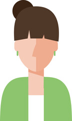 Pleple avatar, woman icon.