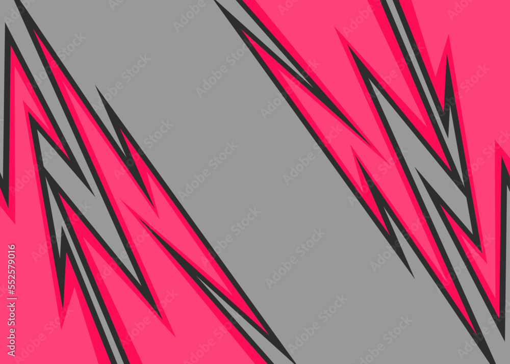 Poster abstract background with reflective sharp arrow pattern and with some copy space area
