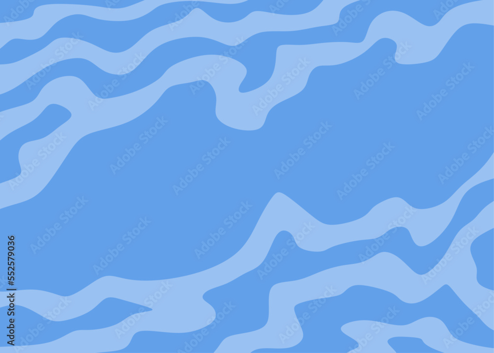 Poster abstract background with cute wavy line pattern and with some copy space area