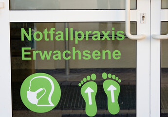 Eingang Notfallpraxis