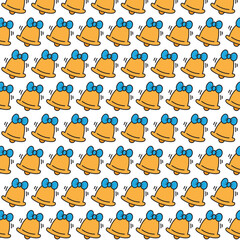 Fototapeta premium bell pattern background