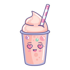 cute milkshake kawaii