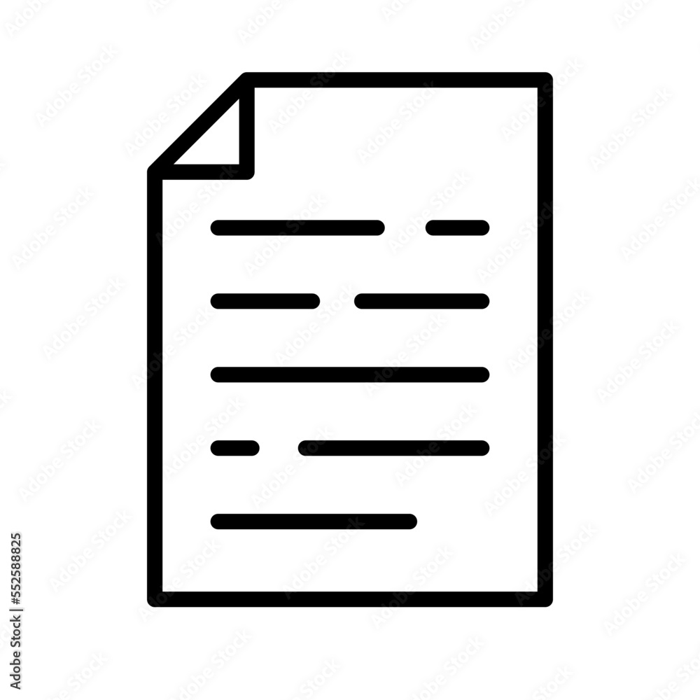 Aufkleber simple memo icon. notebook. data file. vector.