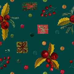 christmas seamless pattern