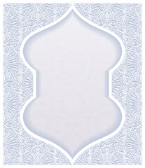 Decorative background with traditional floral ornament