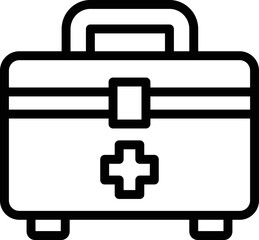 Obraz premium Emergency Kit Vector Icon Design Illustration