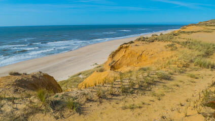 Rotes Kliff Sylt mit Meerblick