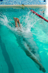 swimmer in pool