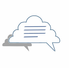 balloon, speech bubble, chat, speech, dialog, talk, chat, message template. vector design illustration icon