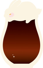 うさ泡ビール ビール素材 うさぎ 兎 卯 おしゃれ素材