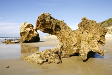 Cercles muraux Plage de Bolonia, Tarifa, Espagne La plage naturelle et sauvage de Bolonia longue de 4 kilomètre, située dans le parc naturel El Estrecho, à une vingtaine de kilomètres au nord de Tarifa, dans la province de Cadix, en Espagne