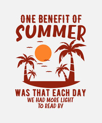 Obraz premium One Benefit Of Summer design 