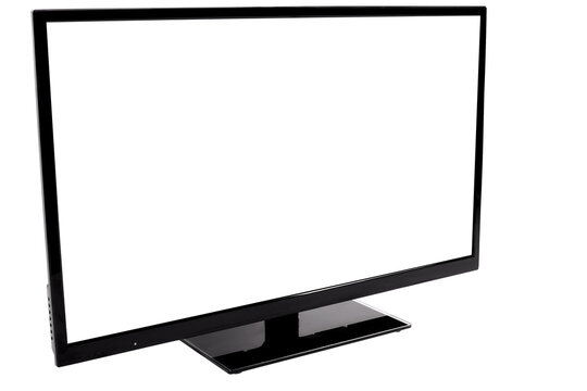 Flat screen TV perspective view with transparent background  andr srceen (png image)