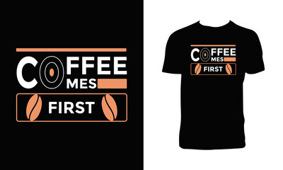 Coffee Graphic T Shirt Design 