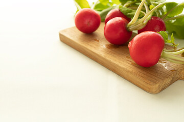 調理する前のラディッシュ