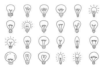 light bulb idea draw doodle 