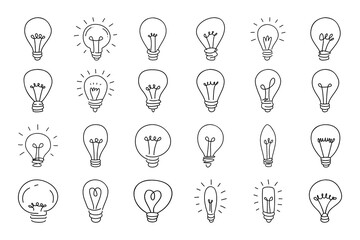 light bulb idea draw doodle 