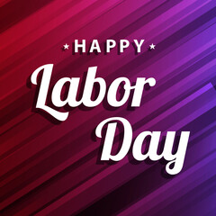 Labor day background design. Happy Labor Day banner. Design template. Vector illustration