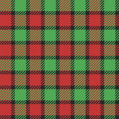 Tartan or Madras, Xmas plaid pattern vector