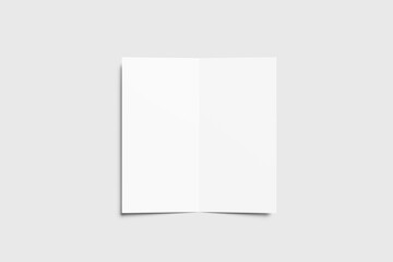 DL Bifold Brochure Blank Mockup