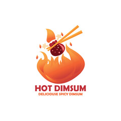 illustration of a dimsum. dimsum icon vector