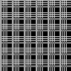  plaid pattern in grey, white and black. background