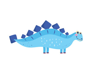 cute dinosaur blue color