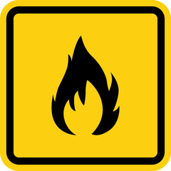 Gas station sign vector illustration. Warning symbol. Gas station warning road sign.