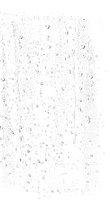 Transparent water drops 