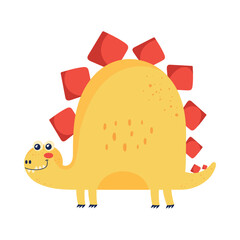 cute yellow dinosaur