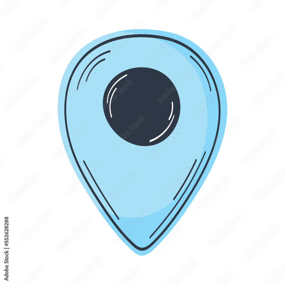 Poster pin pointer location