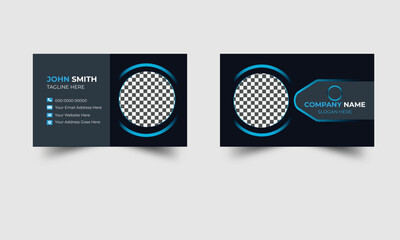 Professional minimalist business card template, Clean and corporate business card design, Creative and trendy business card layout,business card template