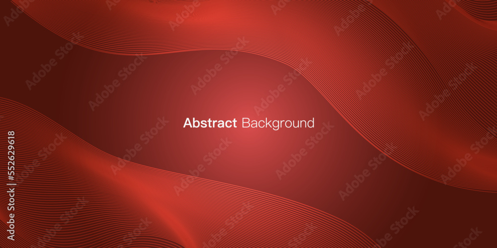 Poster red background design with diagonal line pattern. line wave light screen forformal invitation backdr