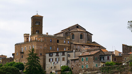 Fototapeta na wymiar Little village in Tuscany near Rome