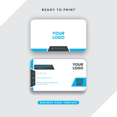 Sky blue Corporate Business Visiting Card