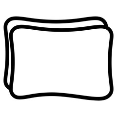 pillows and bolsters icon
