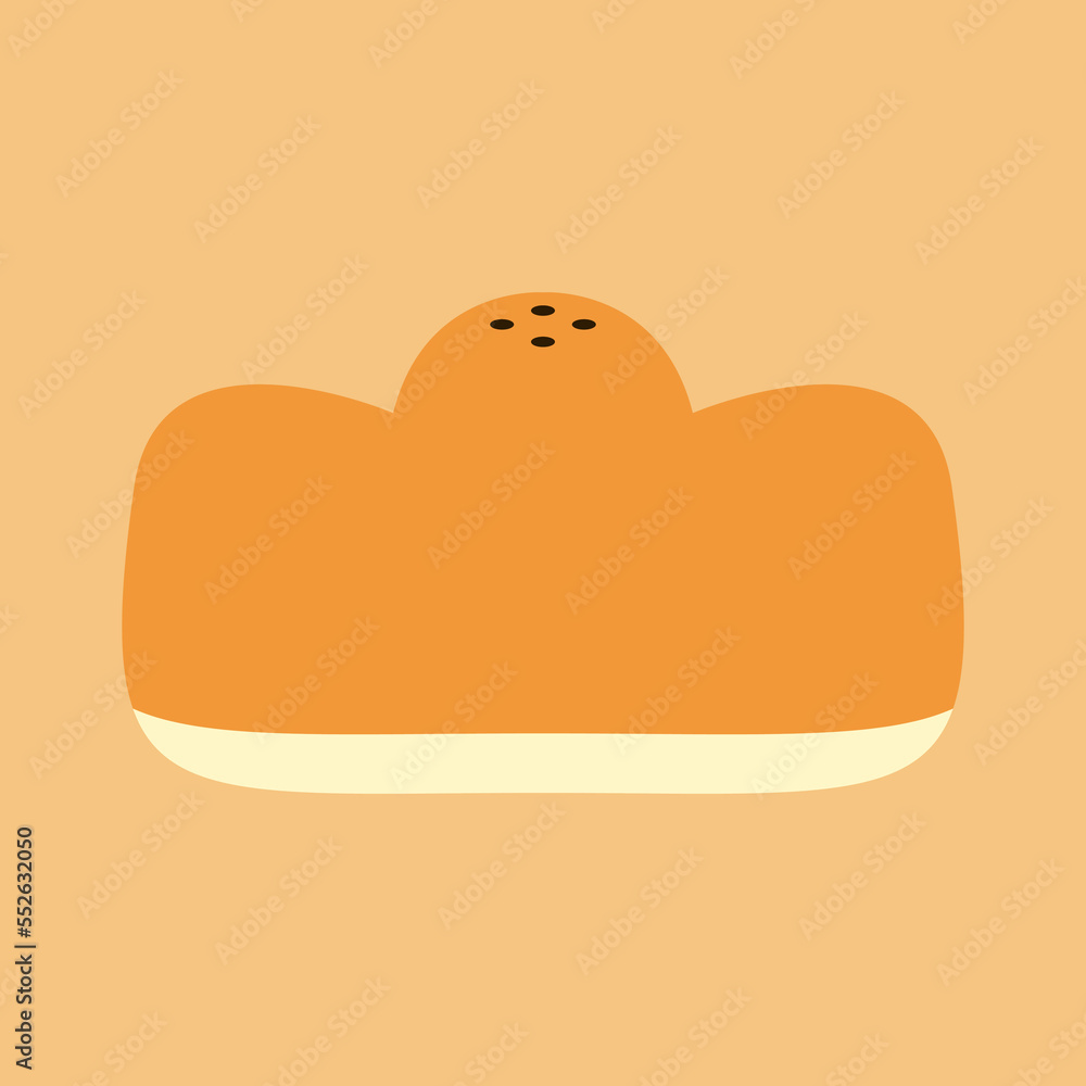 Wall mural bakery logo design. bread vector. bread symbol. bread logo design.