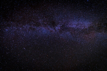 An autumnal, astral photograph of the Milky Way above Kinlochbervie, Scotland, with the Summer...