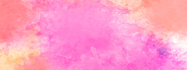 Luxurious colorful watercolor background wallpaper.
Colorful watercolor bleed and fringe with vibrant distressed grunge texture. Colorful gradient ink colors wet effect hand drawn canvas background 