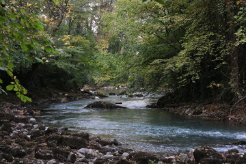 lit d'une rivière