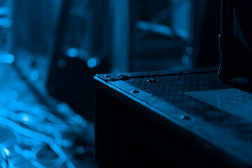 close up of a flight case