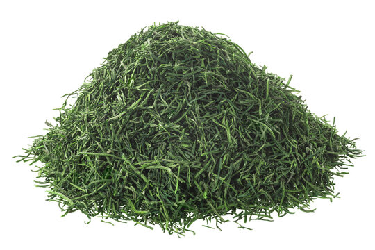 Dried herbs dilll pile isolated png