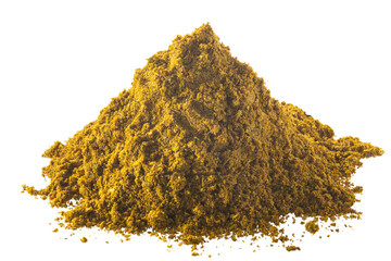 Khmeli suneli dried spice mix pile isolated png