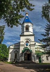 Nativity of the Virgin church, city of Volokolamsk, Russia. Constructed in 1535, rebuild in 1850