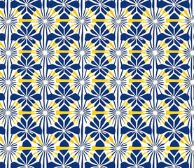 seamless pattern with flowers