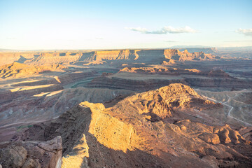 Coucher de soleil canyon Moab